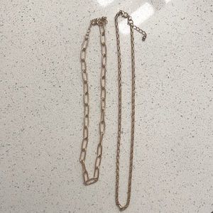 Two sets of Chain necklace